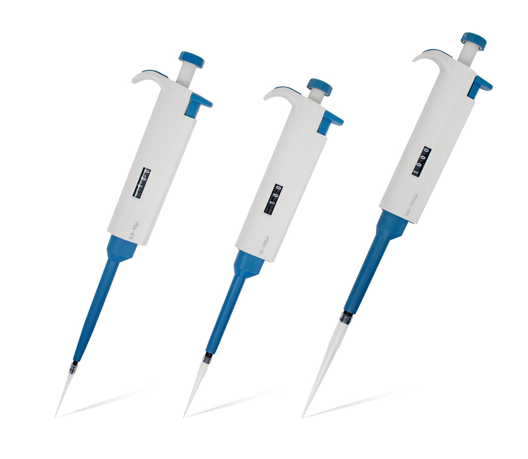 3 Micropipettes Kit - 0.5μl to 1000μl