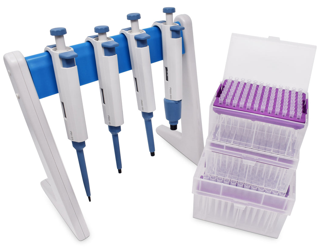 4 Micropipettes Kit - 0.5μl to 5ml
