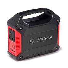 IVYX155 - Generatore solare da 155 Wh con inverter CA da 100 W e pannelli solari pieghevoli da 60 W